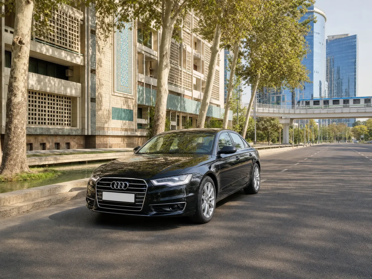 Audi A6 — спереди