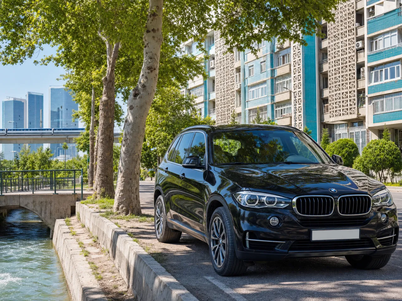 BMW X5 — спереди