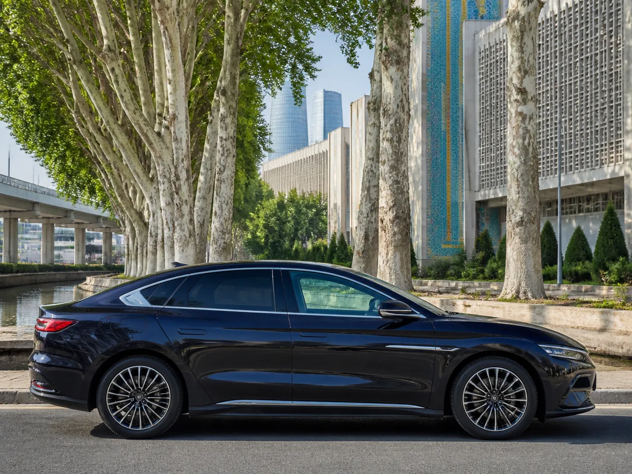 BYD Han — сбоку