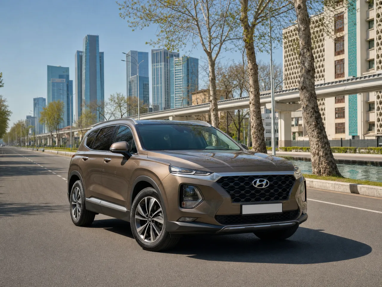 Hyundai Santa Fe — спереди