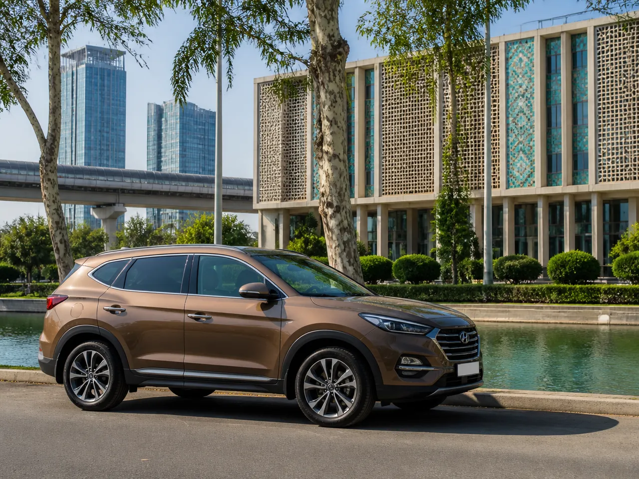 Hyundai Santa Fe — сбоку
